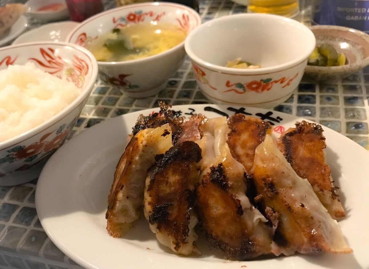 焼き餃子つちだ丸八 餃子ランチ