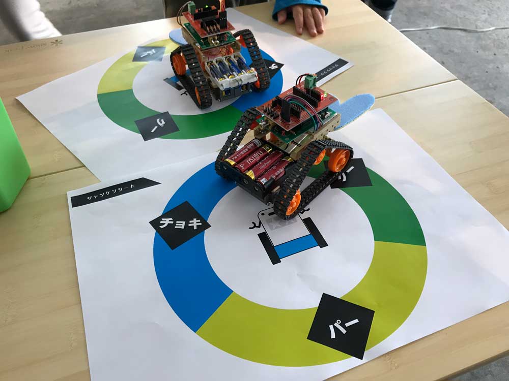 じゃんけんゲームの様子